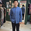 Thumbnail: 牛仔布中山裝男士 Chinese Denim Tung Suit Man Coat L-018