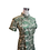 Thumbnail: 橄欖綠海浪上衣 Olive Green Ocean Wave Qipao Top P-022