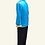 Thumbnail: 富貴吉祥單面男士唐裝外套 (湖藍+黃) Chinese Tung Suit Man Coat L-017