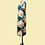 Thumbnail: 暖墨生花短旗袍 Green Floral Elegance short qipao P-016