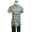Thumbnail: 橄欖綠海浪上衣 Olive Green Ocean Wave Qipao Top P-022