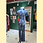 Thumbnail: 牛仔扎染上衣(深色) Dark Blue denim tie-dye Qipao Style Top NS-664