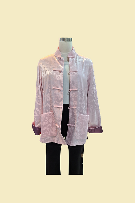 單面中性外套 (粉紅色) Oriental pattern Jacket (Pink) L-016