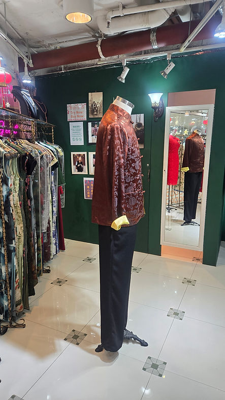 單面唐裝中性外套 Unisex Tang Suit Cheongsam L-021