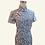 Thumbnail: 蝴蝶花牛仔布短旗袍 Butterfly Denim short qipao NS-648