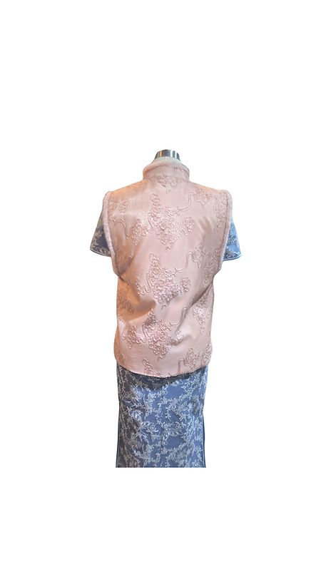 粉紅3D立體花背心 Pink 3D Floral Vest L-020