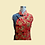 Thumbnail: 紅鯉魚拼布背心 Koi Fish Patchwork Vest in Red L-009