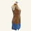 Thumbnail: 橙色菱形上衣 Orange Rhombus Qipao Top P-012
