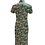 Thumbnail: 墨綠色條紋旗袍 Dark Green Stripes short qipao P-017