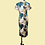 Thumbnail: 暖墨生花短旗袍 Green Floral Elegance short qipao P-016