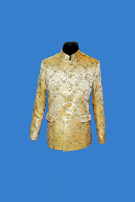 真絲混紡外套 (金) Silk Dragon Jacket (Golden)  NS-029A